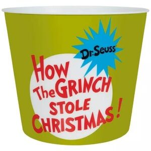 Dr. Seuss Green Grinch Party Bucket